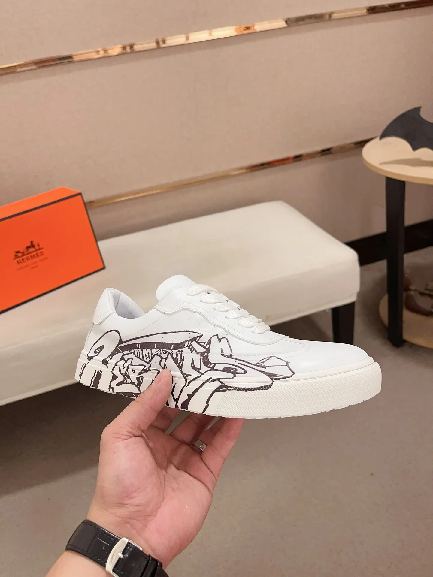 Men's clothing and shoes💰: 420💰《HERMES》【Classic Original Version】Hermès; Top 🔝 Purchasing Agency 🔍🔍Latest 🇺🇸Sold simultaneously at counters, original imported from Italy ▲▲Cow leather▲ ▲Exquisite workmanship (Italian 🇮🇹imported water-dyed 🐂cowhide lining) sole: original sole provided by the original factory, ⚠️exclusive double-layer activity·TPR·rubber·combined molded outsole; Code number: 36-44 (45/46 can be customized, non-refundable)
